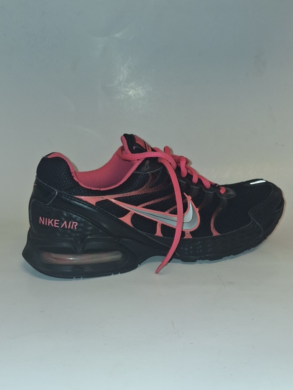 Nike Air Torch 4 Black and Pink Women's Athletic Running Shoe